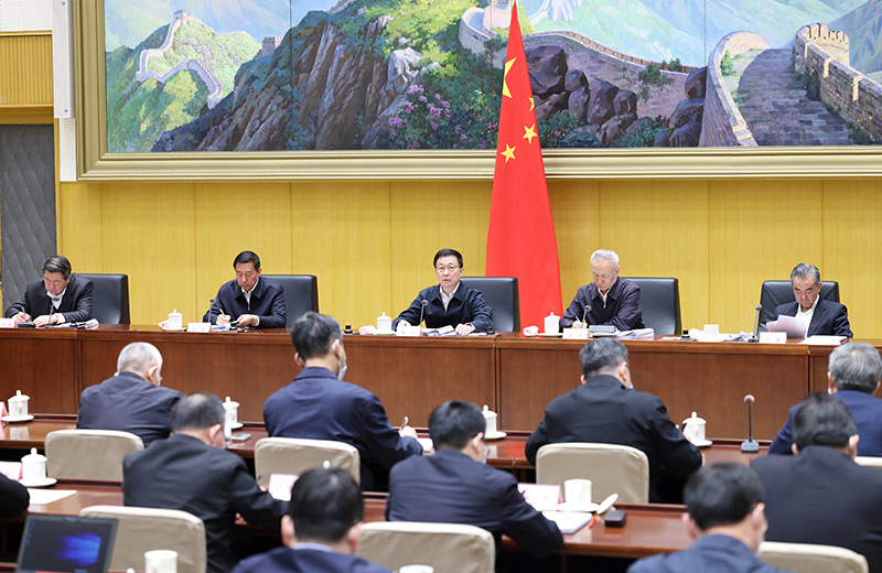 韓正：發揮好煤炭在能源中的基礎和兜底保障作用